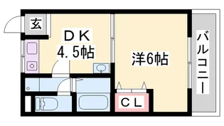 三喜ハイツ【302号室】の間取り