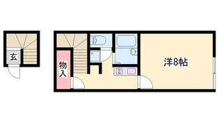 レオネクスト大俊美【207号室】の間取り