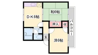 ピュアハウス【102号室】の間取り