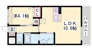 モンテ フェリーチェ【2階】の間取り