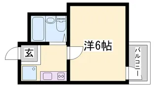 HILLTOPTERRACE【502号室】の間取り