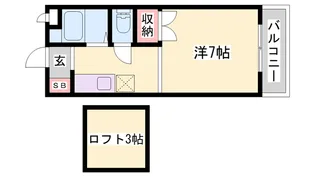 ハイツTAKAHASHI【2階】の間取り