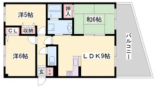 グランプレステージ西神戸【305号室】の間取り