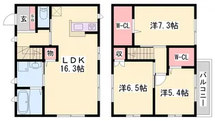 アバンティB【102号室】の間取り