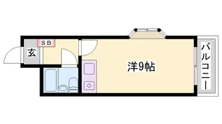 リバーメゾン明石【205号室】の間取り