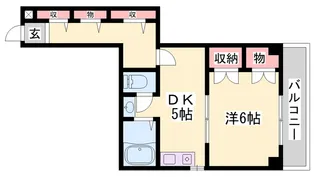 グランドシャトー天文町【302号室】の間取り