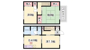 向井グランドハイツA【103号室】の間取り