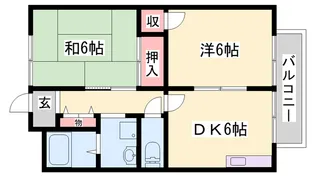 アゼリアⅠ【1階】の間取り