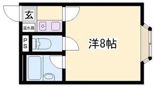 メゾンドグレース明石【211号室】の間取り