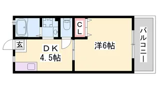 ハイツひろのが丘【305号室】の間取り