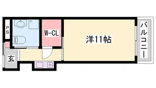 ジュリオ朝霧【3階】の間取り
