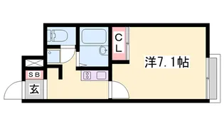 レオネクストイデアーレはりま【103号室】の間取り