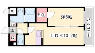 マンションレオーノ【2階】の間取り