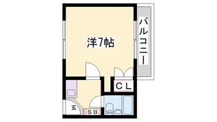 シャンⅠ【17号室】の間取り