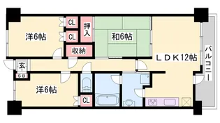 willDo西明石【208号室】の間取り