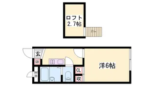 レオパレスルミエール【205号室】の間取り