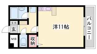 土山ヤングパレス【2階】の間取り