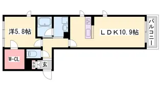 グランルミエ【203号室】の間取り