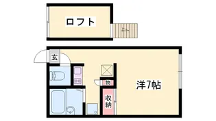 レオパレス昴【204号室】の間取り