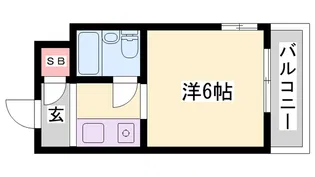 サングレース西明石【2階】の間取り