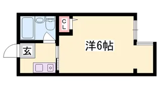 pocoA poco西明石Maison【401号室】の間取り