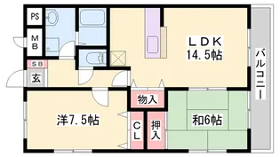 フルール滝野【205号室】の間取り