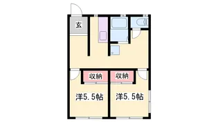 オーチャードハイツ【206号室】の間取り