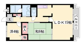 ロイヤルヒル2番館【502号室】の間取り