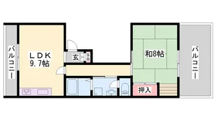 リアルティ大明石町ビル【4F号室】の間取り
