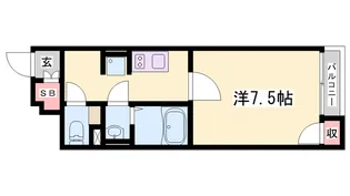 クレイノフェリス【103号室】の間取り