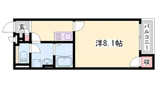 クレイノプルミエール【202号室】の間取り