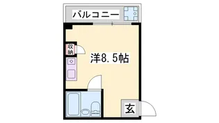 グレイスハイツ西明石【403号室】の間取り