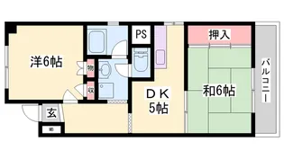 晴水ビル【3階】の間取り