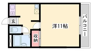 ラフェスタ加東【514号室】の間取り