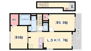 フォルトゥーナ【203号室】の間取り