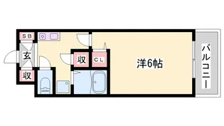 バッハレジデンスKOBE WEST A【207号室】の間取り