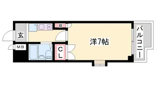 ルミエール吉祥【2階】の間取り