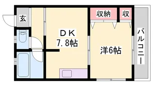 親和ビル【4階】の間取り