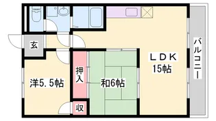 ルークレジデンス播磨【1階】の間取り