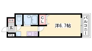 マンション望大明石町【2階】の間取り