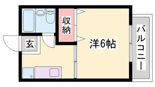 コーポ神明【2階】の間取り