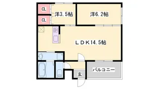 ロジェオークラ【3階】の間取り