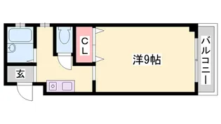 サンライズ明石【501号室】の間取り