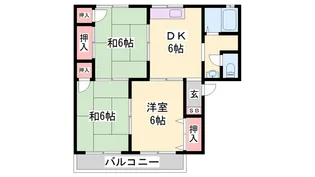 ネオアネックス【110号室】の間取り