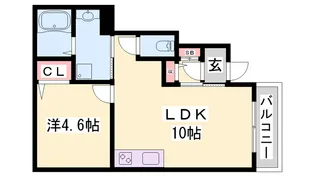 コントレイル【103号室】の間取り