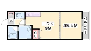 コーポ北山【103号室】の間取り