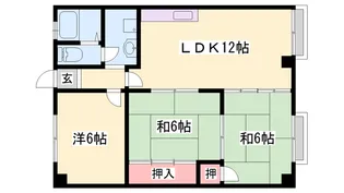 フラワーハイツマエダ【3階】の間取り