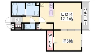 シャルム アンジュ【3階】の間取り