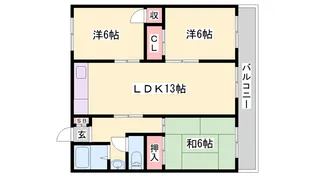 山本ハイツ【201号室】の間取り