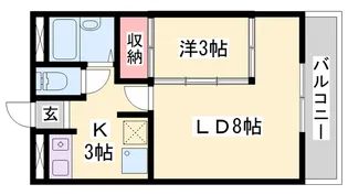 ラフェスタ加東【511号室】の間取り
